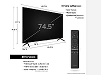 SMART TV SAMSUNG 75" SMART TV SAMSUNG 75"